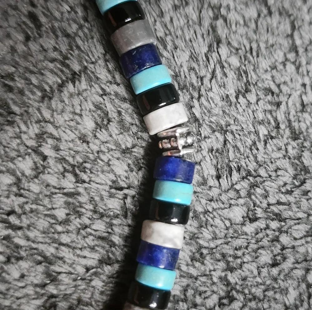 Multicolor Beaded  Stretch Bracelet